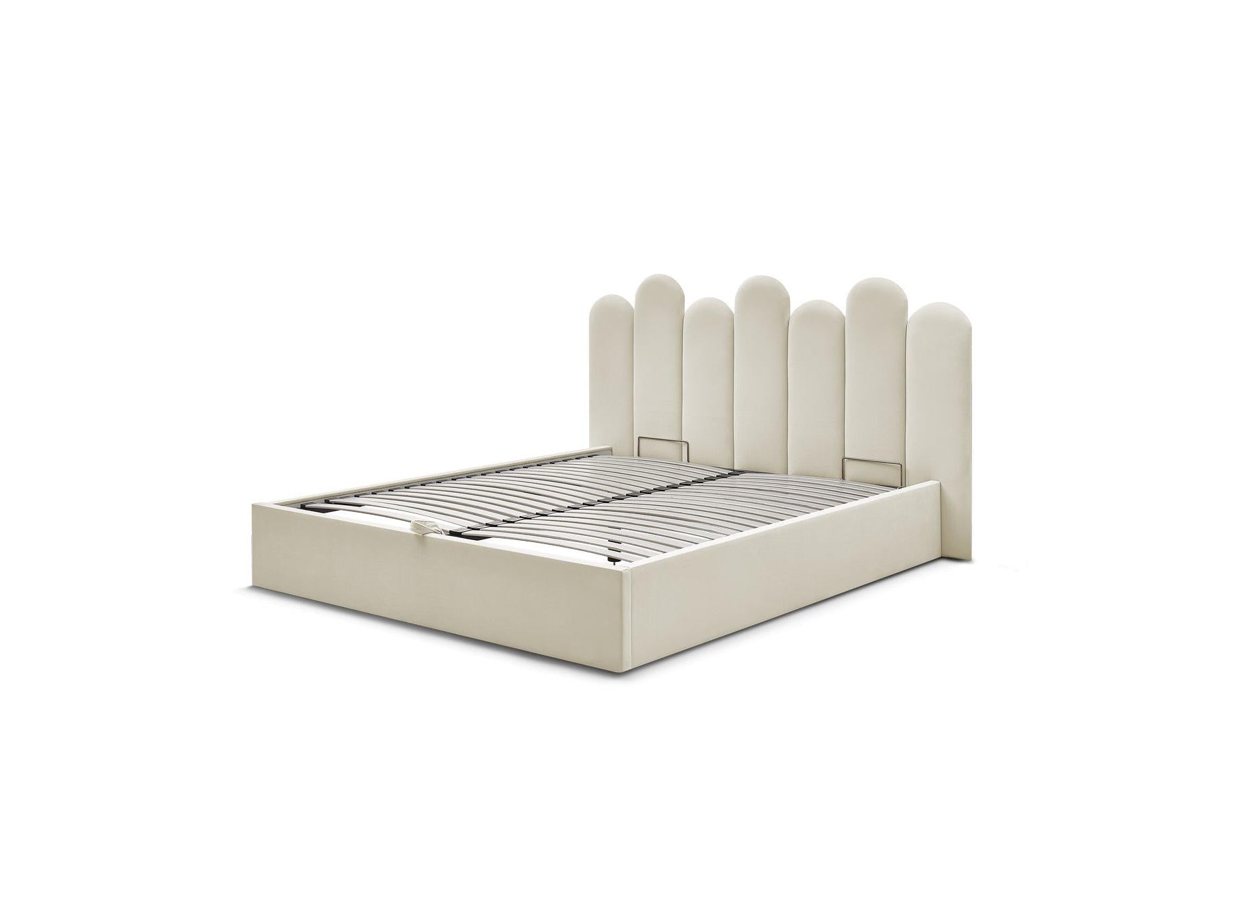 Badja - Cama con arcón - Terciopelo