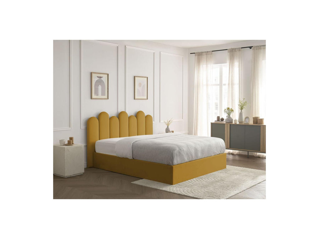Badja - Cama con arcón - Terciopelo
