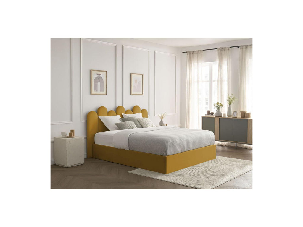 Badja - Cama con arcón - Terciopelo