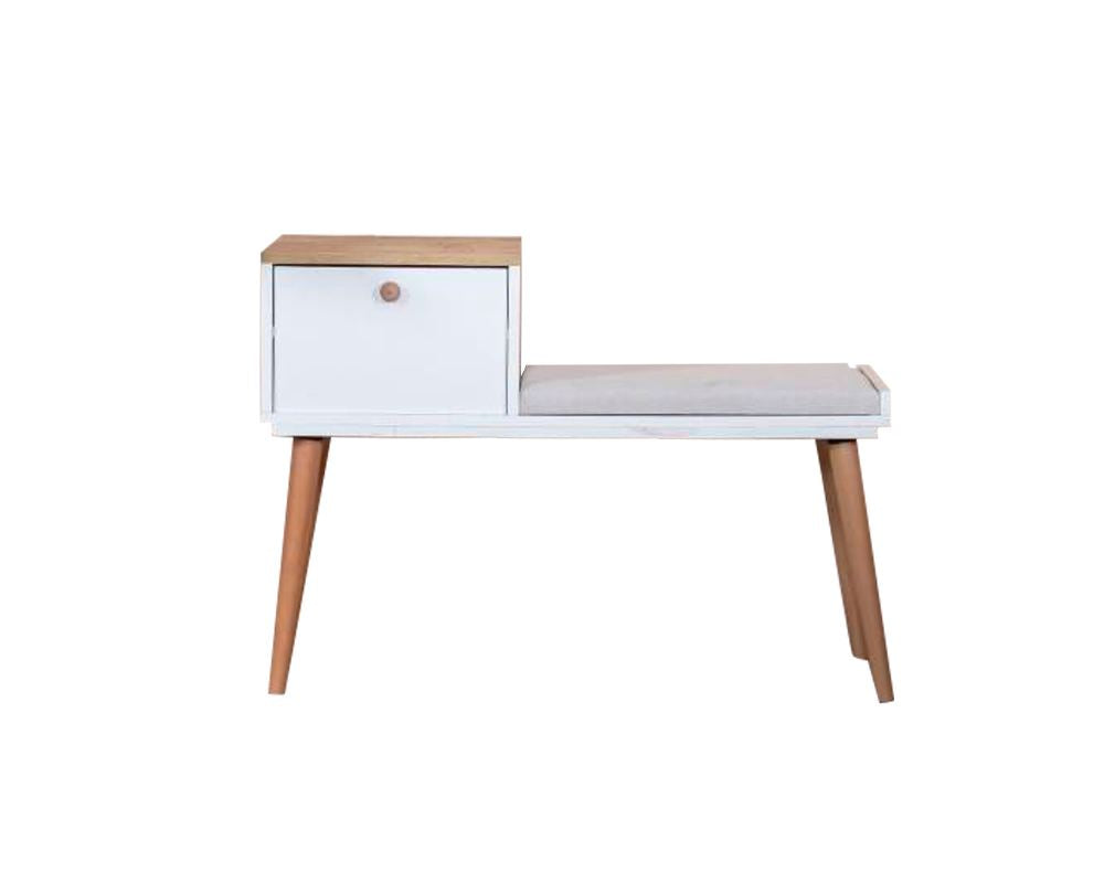 Bancs Bohem - Blanc / Chêne