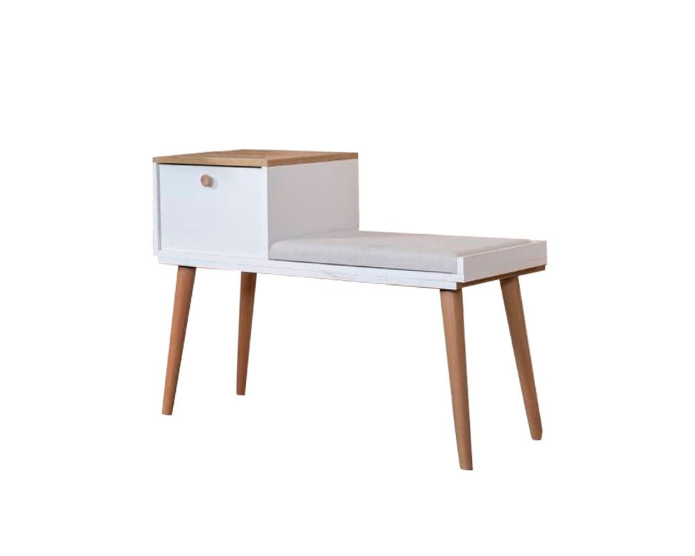 Bancs Bohem - Blanc / Chêne