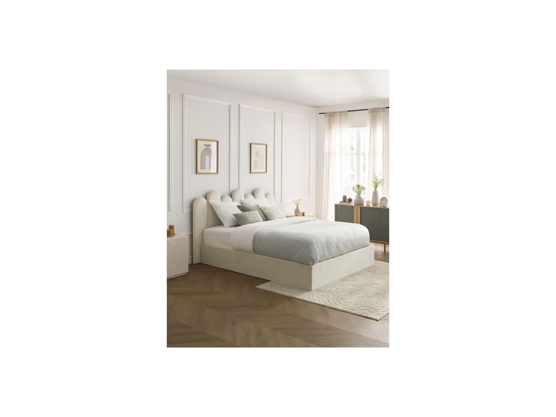 Badja - Cama con arcón - Terciopelo