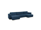 Convertible Panoramic Sofa with Storage Compartment - Chelsea - Soft Wide-Rib Corduroy