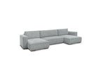 Convertible Panoramic Sofa with Storage Compartment - Chelsea - Soft Wide-Rib Corduroy