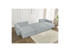 Convertible Panoramic Sofa with Storage Compartment - Chelsea - Soft Wide-Rib Corduroy