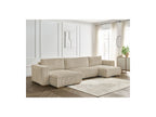 Convertible Panoramic Sofa with Storage Compartment - Chelsea - Soft Wide-Rib Corduroy