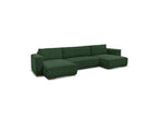 Convertible Panoramic Sofa with Storage Compartment - Chelsea - Soft Wide-Rib Corduroy