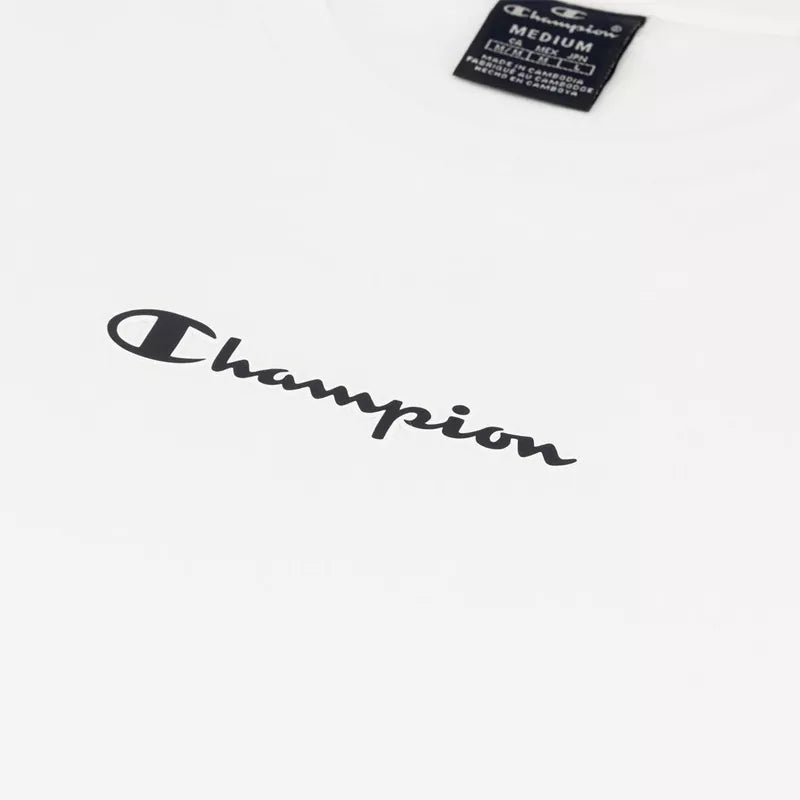 T-Shirt Champion Crewneck - Blanc