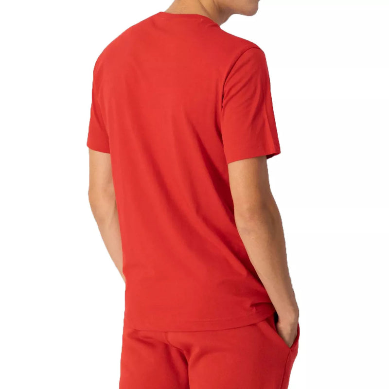 T-Shirt Champion Crewneck - Rouge, Blanc .
