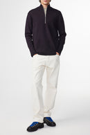 Pull Harald Half Zip - Navy Blue