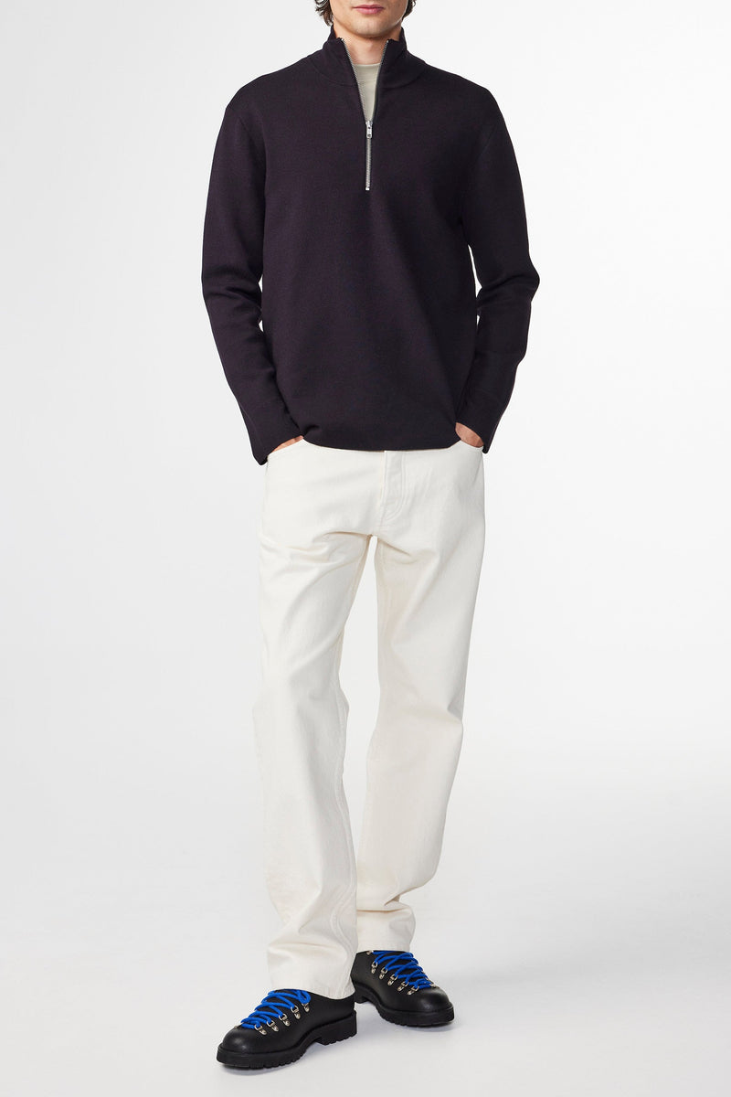 Pull Harald Half Zip - Navy Blue