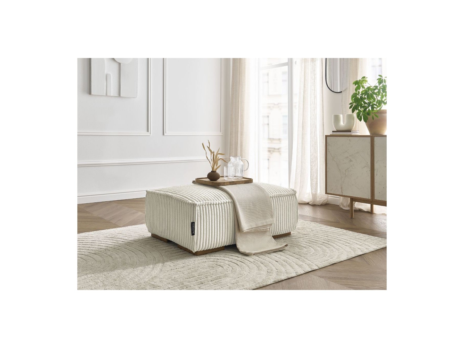 Pouf - Chelsea - Gros Côtelé Doux