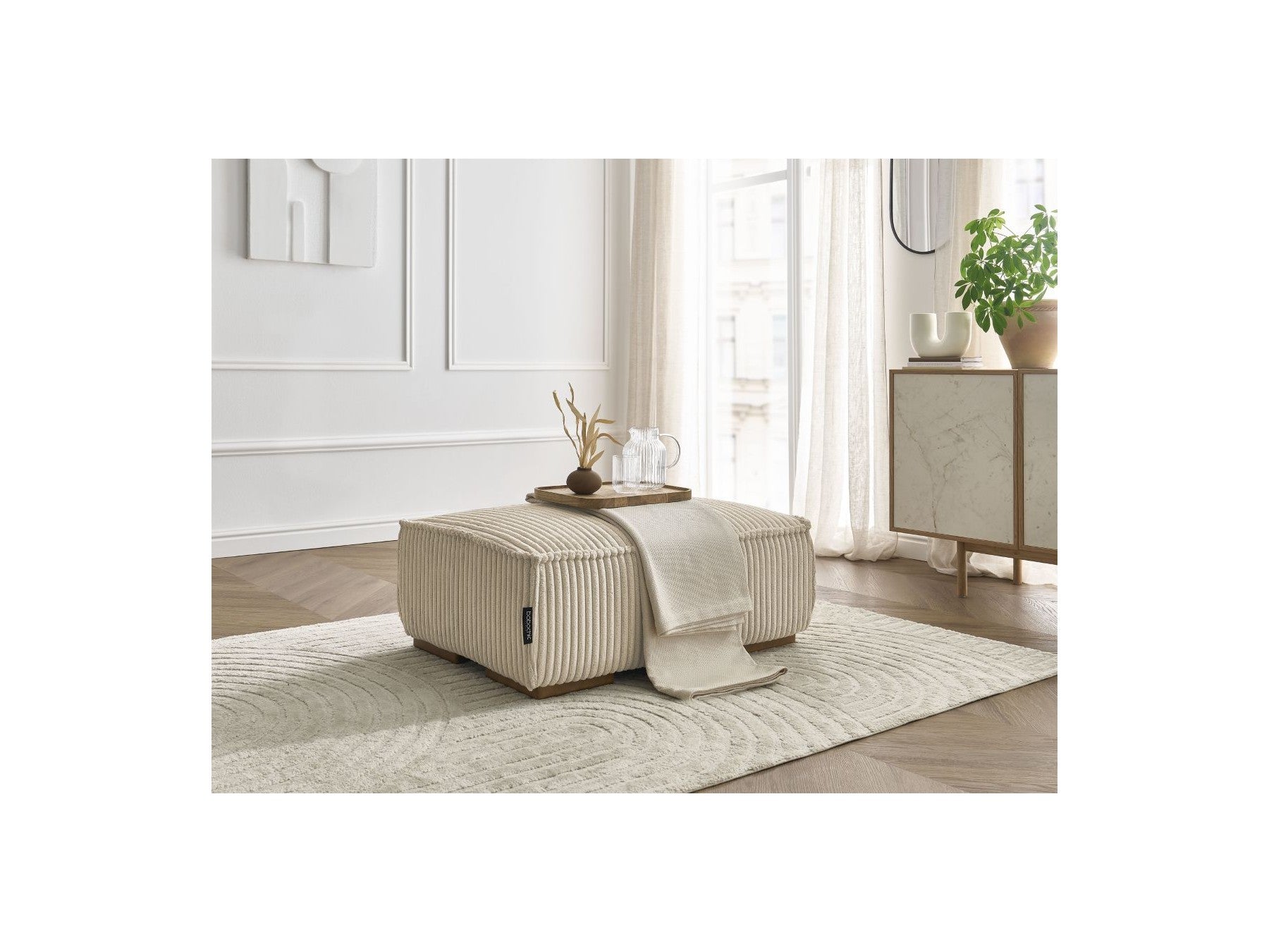 Pouf - Chelsea - Gros Côtelé Doux