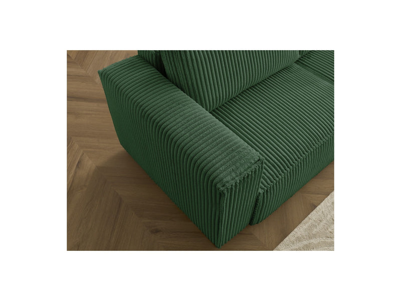 Reversible Corner Convertible Sofa with Chest - Chelsea - Gros Côtelé Doux