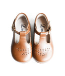 Isis Mary Jane Ankle Boots - Camel Leather - Girls
