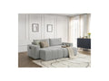Arsene - Fixed Straight 4-Seater Deep Seat Sofa - Mottled Fabric