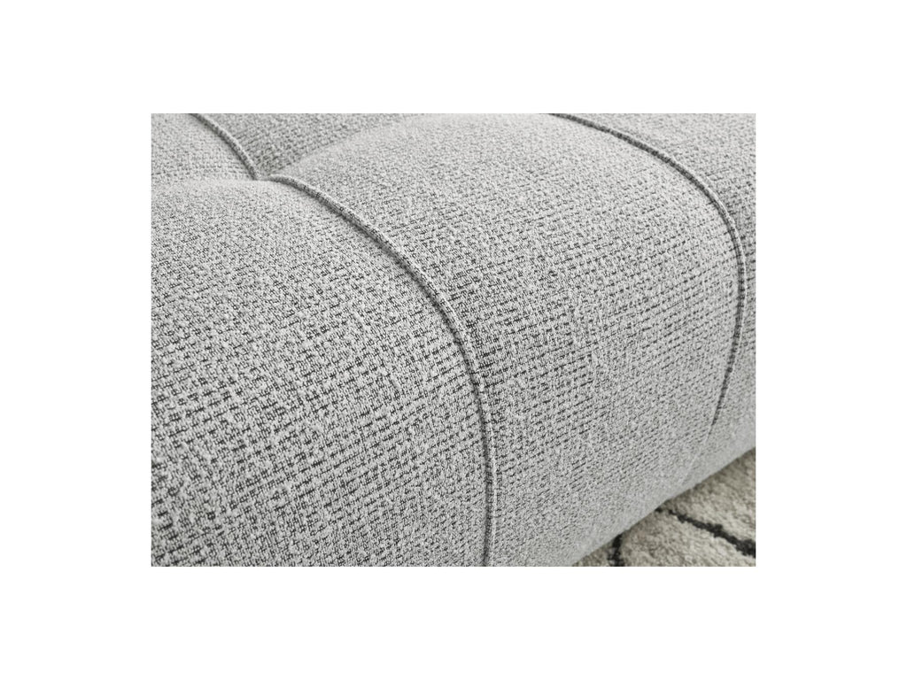Arsene - Fixed Straight 4-Seater Deep Seat Sofa - Mottled Fabric