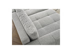 Arsene - Fixed Straight 4-Seater Deep Seat Sofa - Mottled Fabric