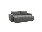 Arsene - Fixed Straight 4-Seater Deep Seat Sofa - Mottled Fabric