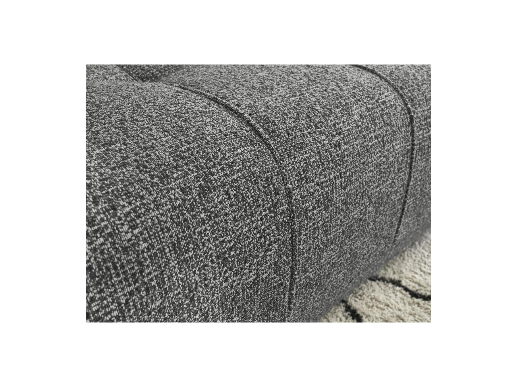 Arsene - Fixed Straight 4-Seater Deep Seat Sofa - Mottled Fabric