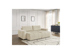 Fixed Straight 4-Seater Sofa - Arsene - Deep Seat - Velvet Fabric