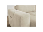 Fixed Straight 4-Seater Sofa - Arsene - Deep Seat - Velvet Fabric