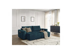Fixed Straight 4-Seater Sofa - Arsene - Deep Seat - Velvet Fabric