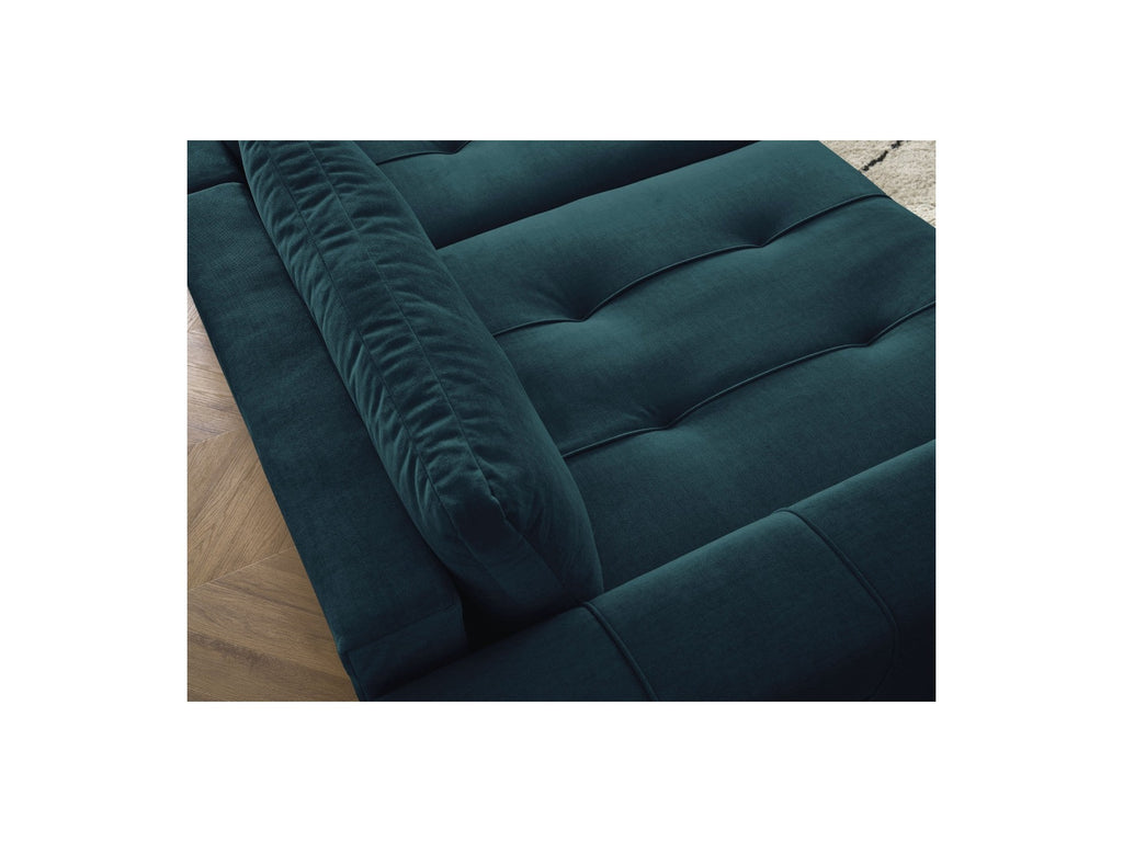 Fixed Straight 4-Seater Sofa - Arsene - Deep Seat - Velvet Fabric