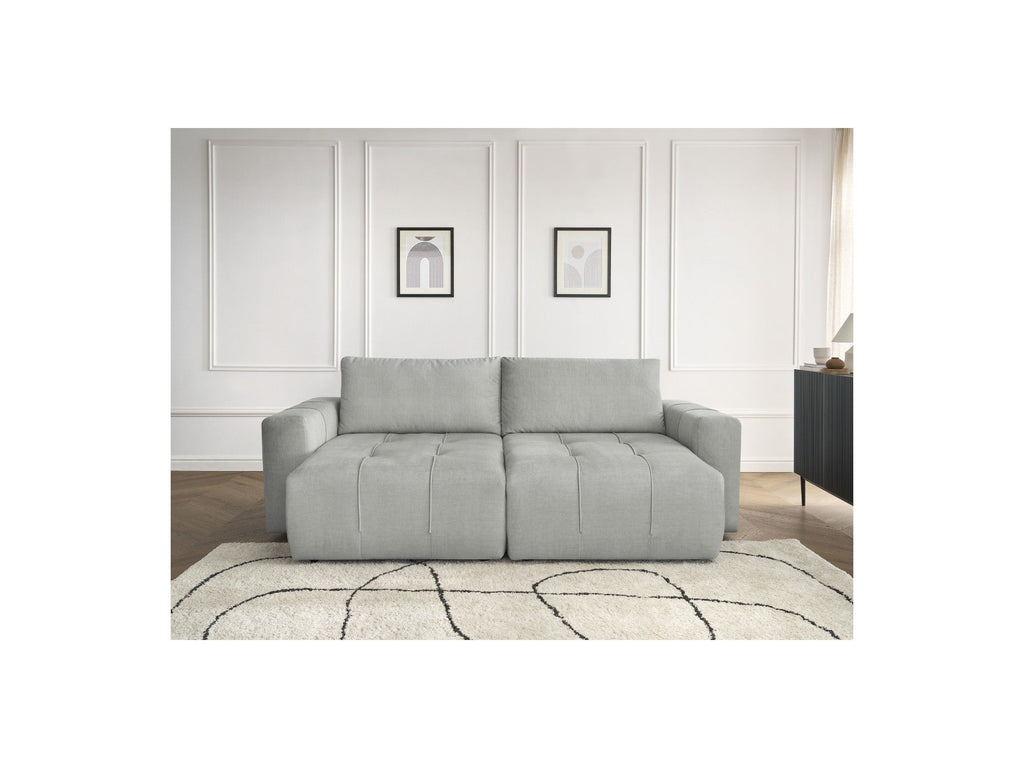 Fixed Straight 4-Seater Sofa - Arsene - Deep Seat - Velvet Fabric