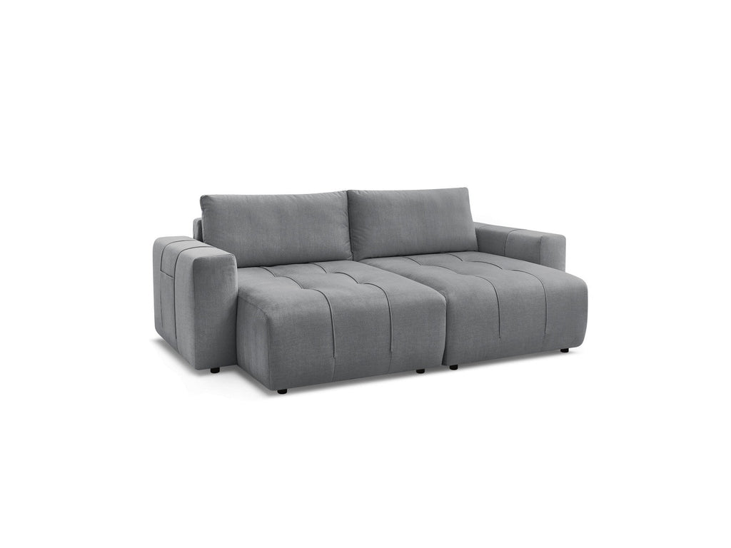 Fixed Straight 4-Seater Sofa - Arsene - Deep Seat - Velvet Fabric