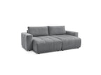Fixed Straight 4-Seater Sofa - Arsene - Deep Seat - Velvet Fabric