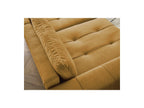 Fixed Straight 4-Seater Sofa - Arsene - Deep Seat - Velvet Fabric