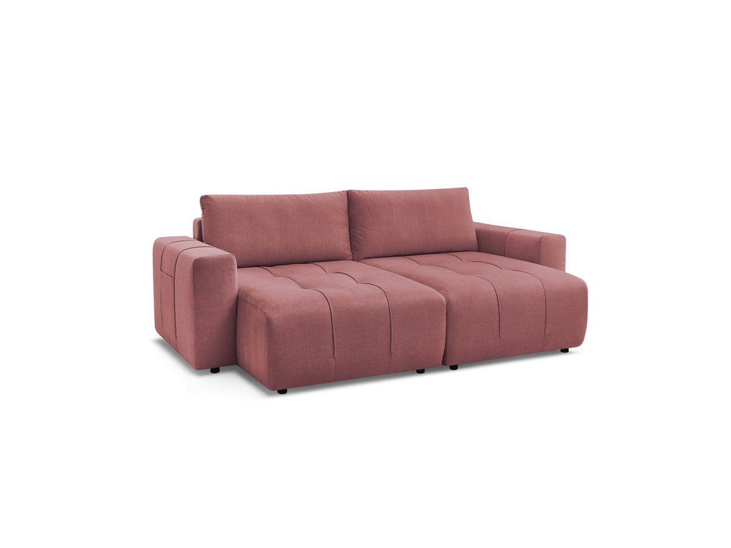 Fixed Straight 4-Seater Sofa - Arsene - Deep Seat - Velvet Fabric
