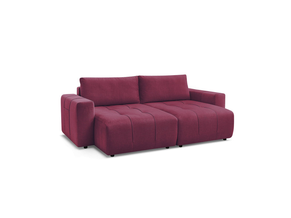 Fixed Straight 4-Seater Sofa - Arsene - Deep Seat - Velvet Fabric