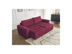 Fixed Straight 4-Seater Sofa - Arsene - Deep Seat - Velvet Fabric