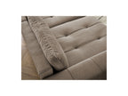 Fixed Straight 4-Seater Sofa - Arsene - Deep Seat - Velvet Fabric