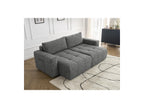 Arsene - Fixed Straight 4-Seater Deep Seat Sofa - Mottled Fabric