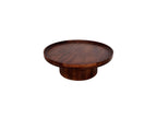 Gabriella - Table Basse D.80 Cm Bois Massif D'Acacia