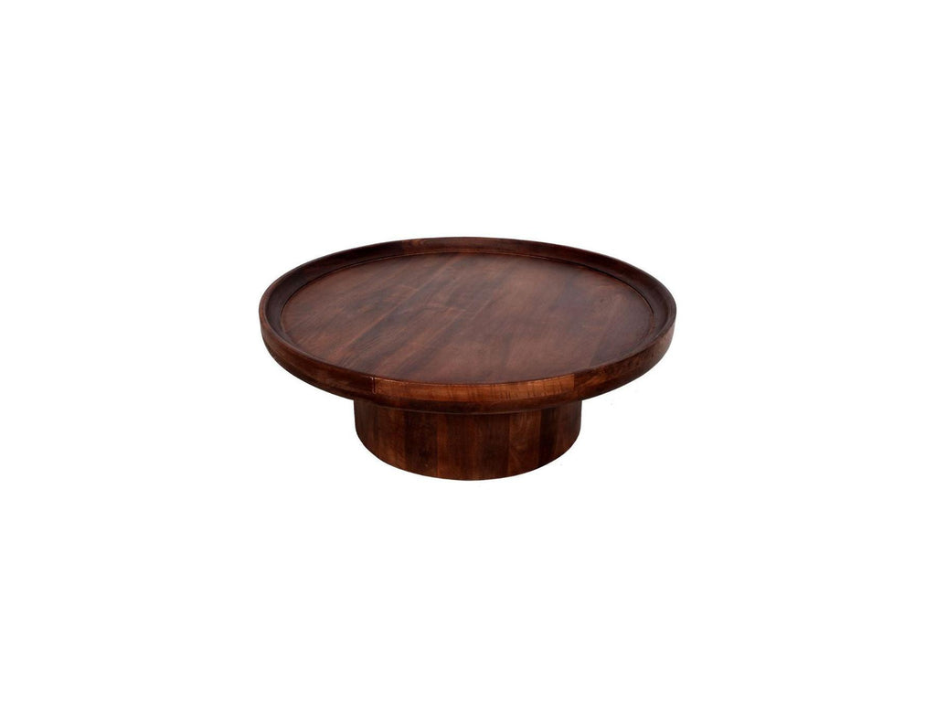 Gabriella - Table Basse D.80 Cm Bois Massif D'Acacia