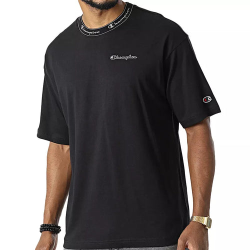 T-Shirt Champion T - Noir