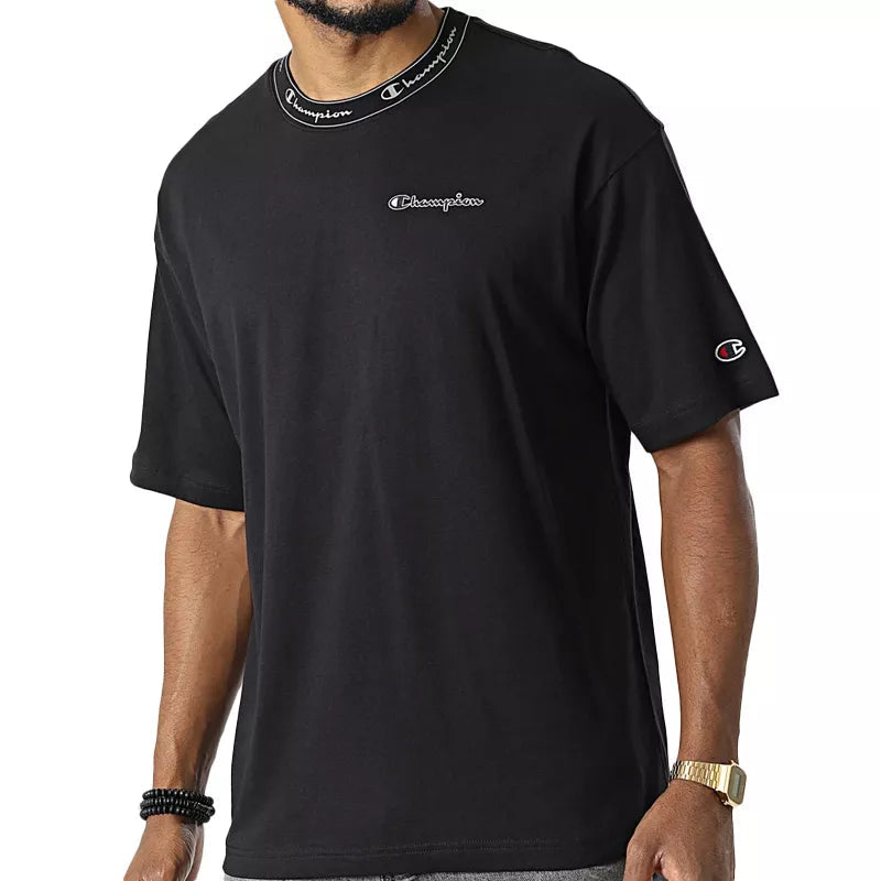 T-Shirt Champion T - Noir