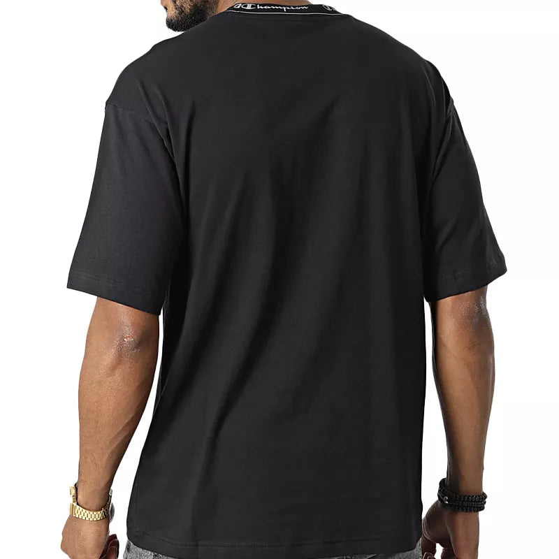 T-Shirt Champion T - Noir