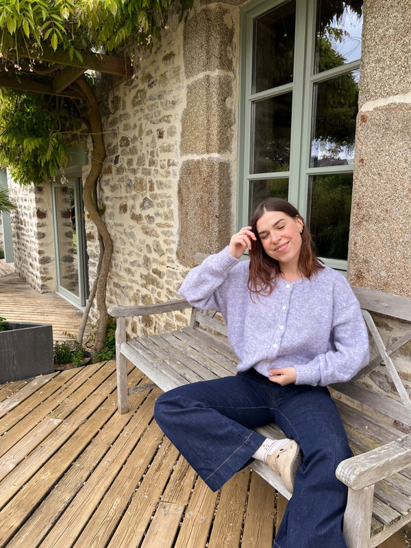 Lilac Charlie Cardigan
