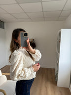 Alma Ecru Lace Blouse