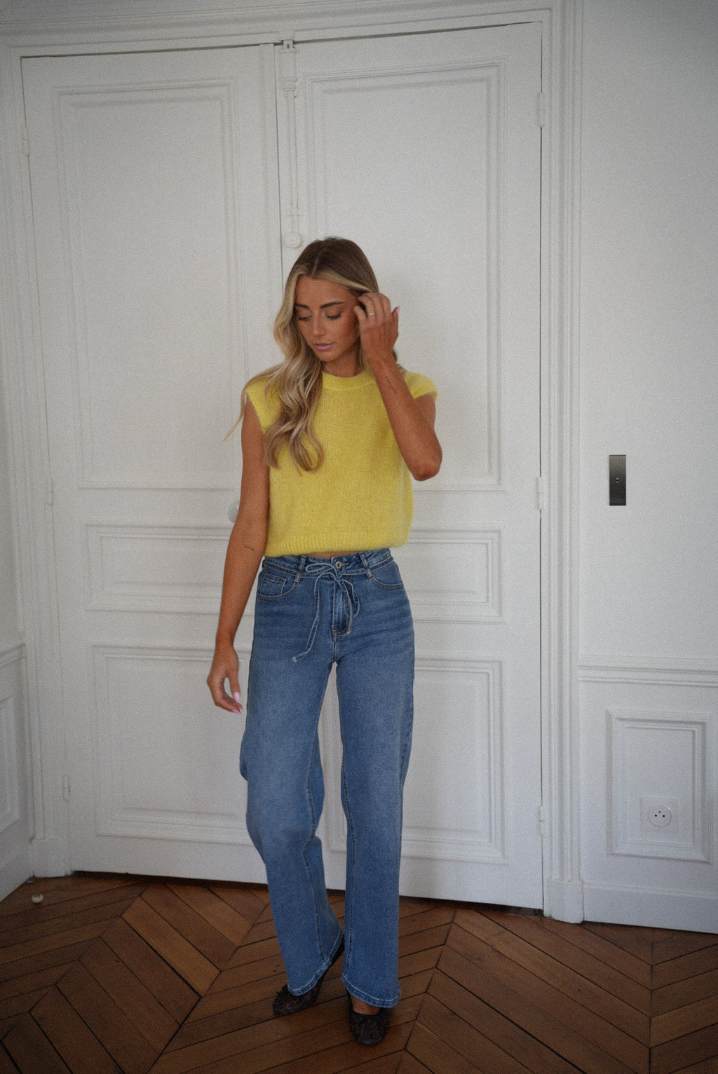 Pull Sans Manches Polino - Jaune