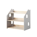 Étagère À Jouets – Blanc & Gris