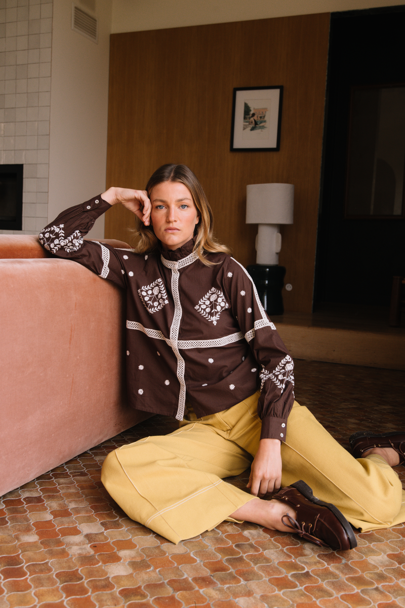 Blouse Bertille - Chocolat