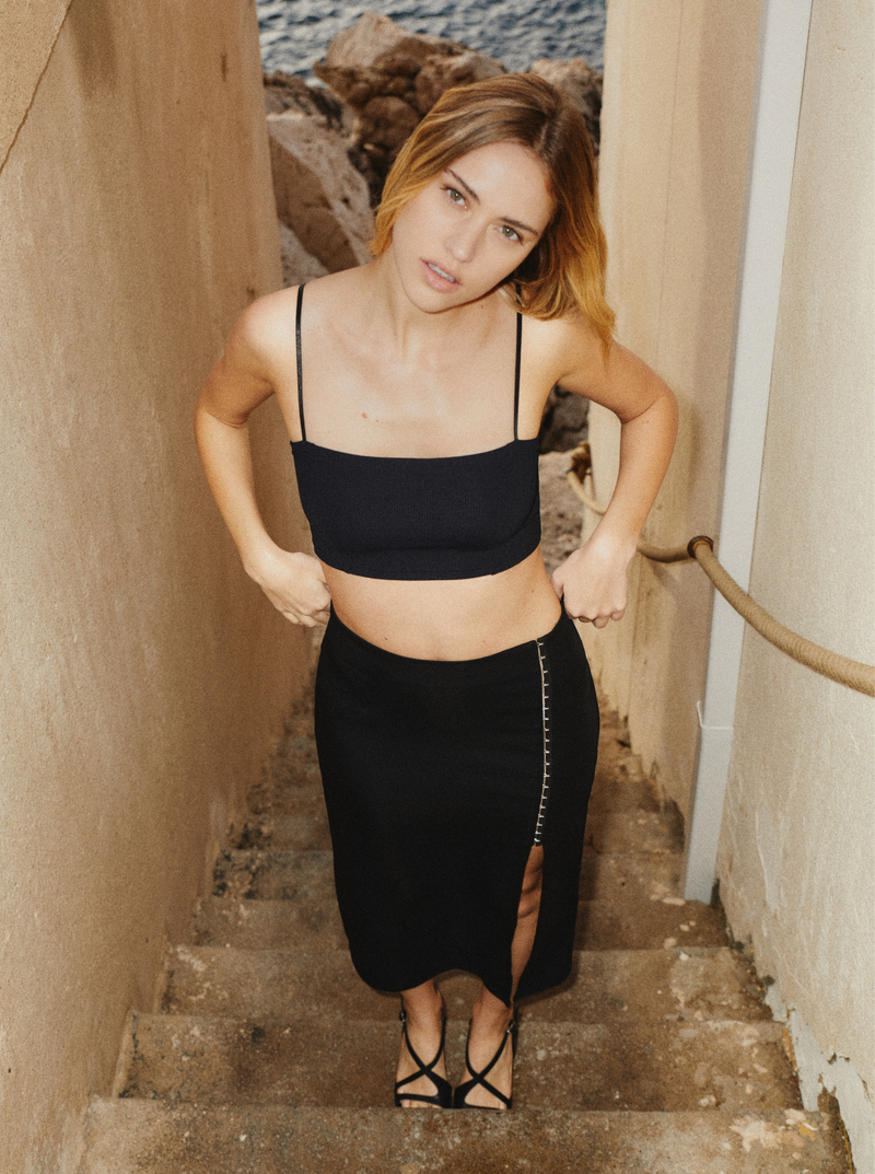 Jupe Hypnotic Black fente