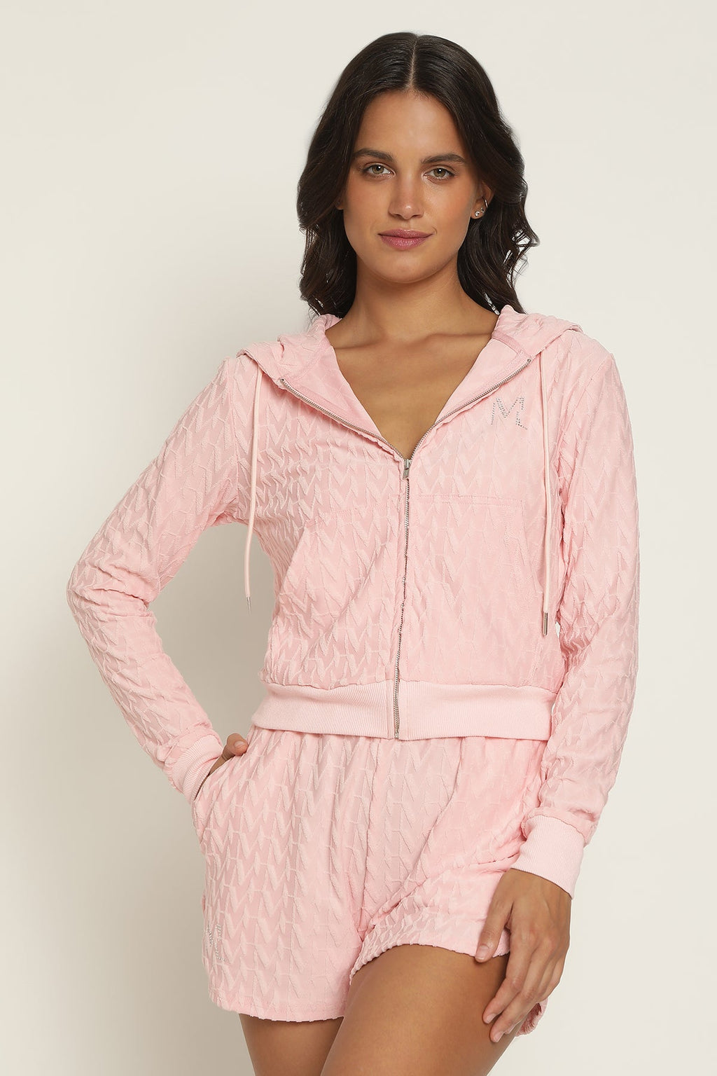 Dua Cardigan - Pink Terrycloth