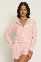 Dua Cardigan - Pink Terrycloth